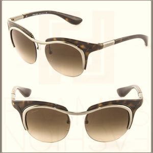 Prada Sunglasses Dixie Collection Havana Gunmetal